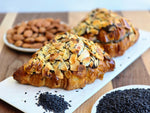 Croissants aux amandes sésame noir