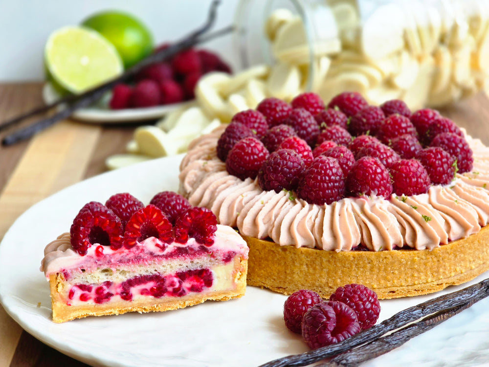 Tarte aux framboises