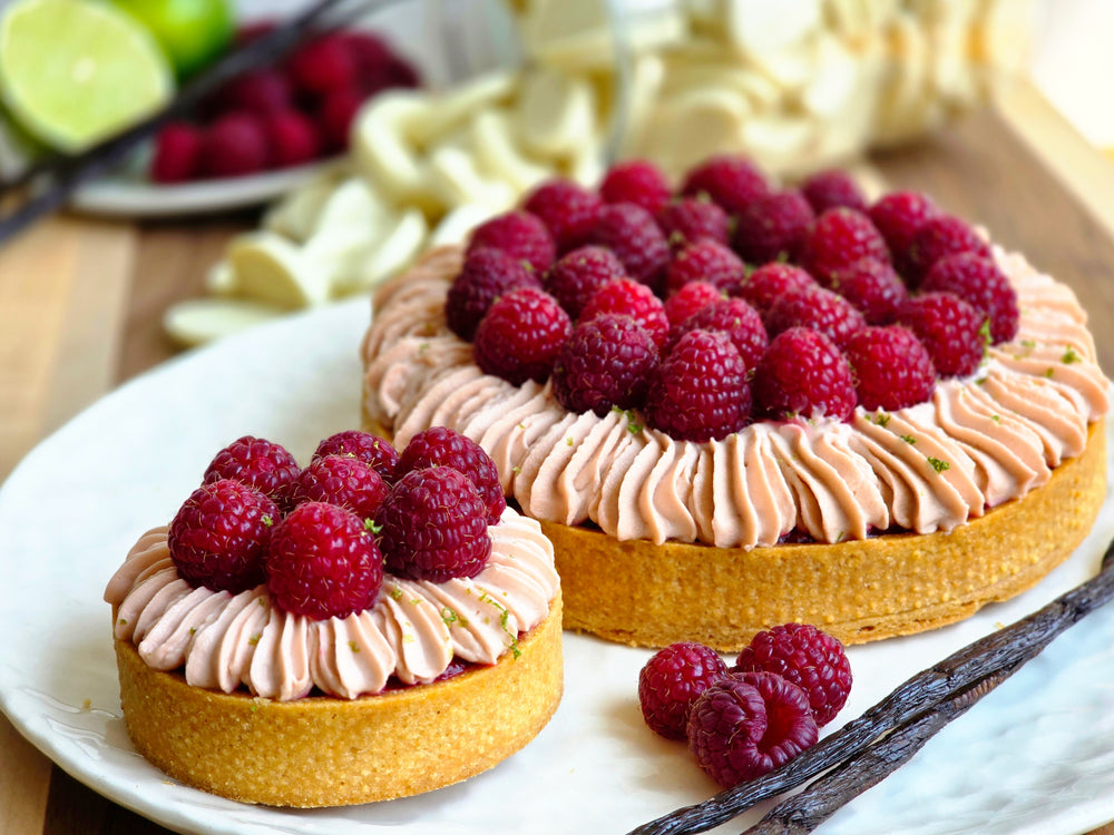 Tarte aux framboises