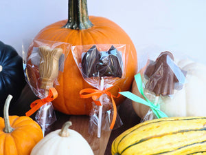 Sucettes chocolat Halloween