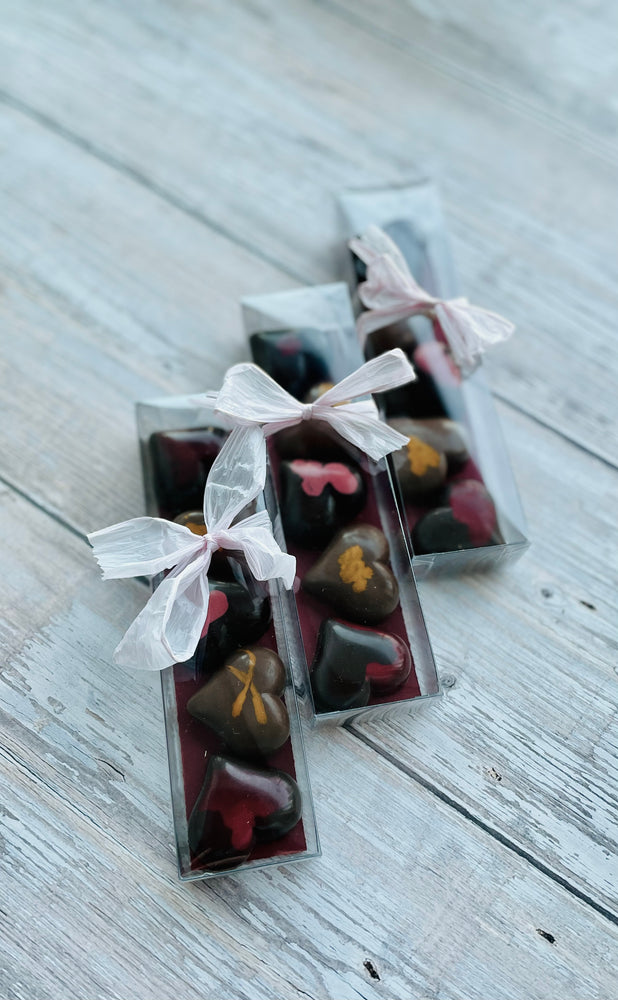 Cœurs coulants chocolat noir - Desserts - 4 - La Cour d'Orgères
